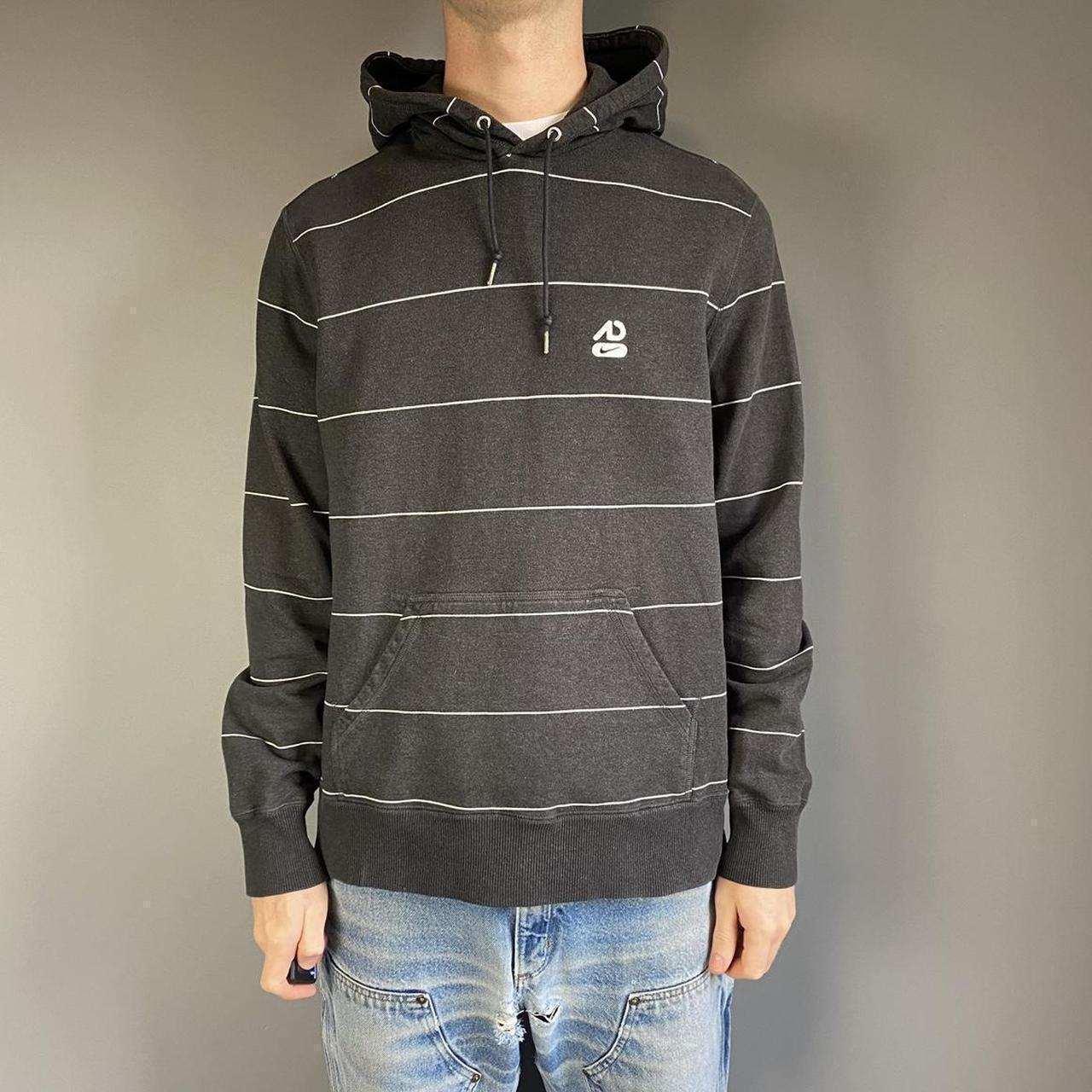 Dark Grey Nike Hoodie Size Large (Tag States XL but... Depop