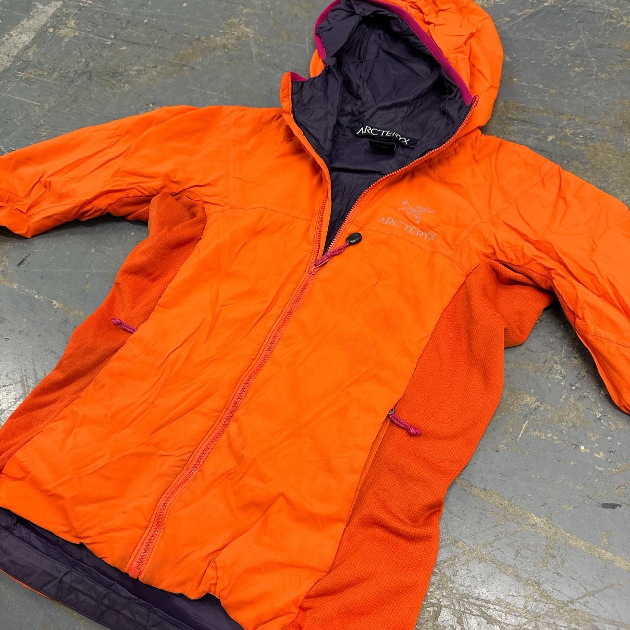 Arc’teryx orange hooded jacket Vintage/Pre-loved... - Depop