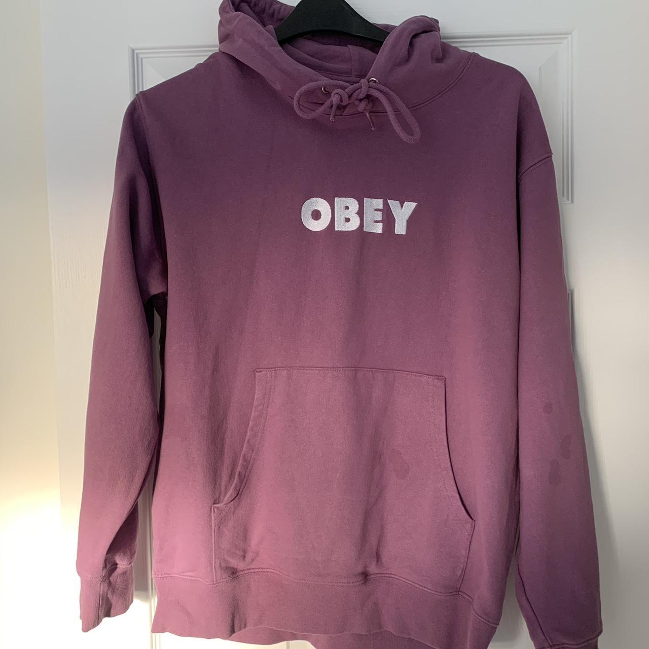 Obey Hoodie Size Medium fits true to size Nice... Depop