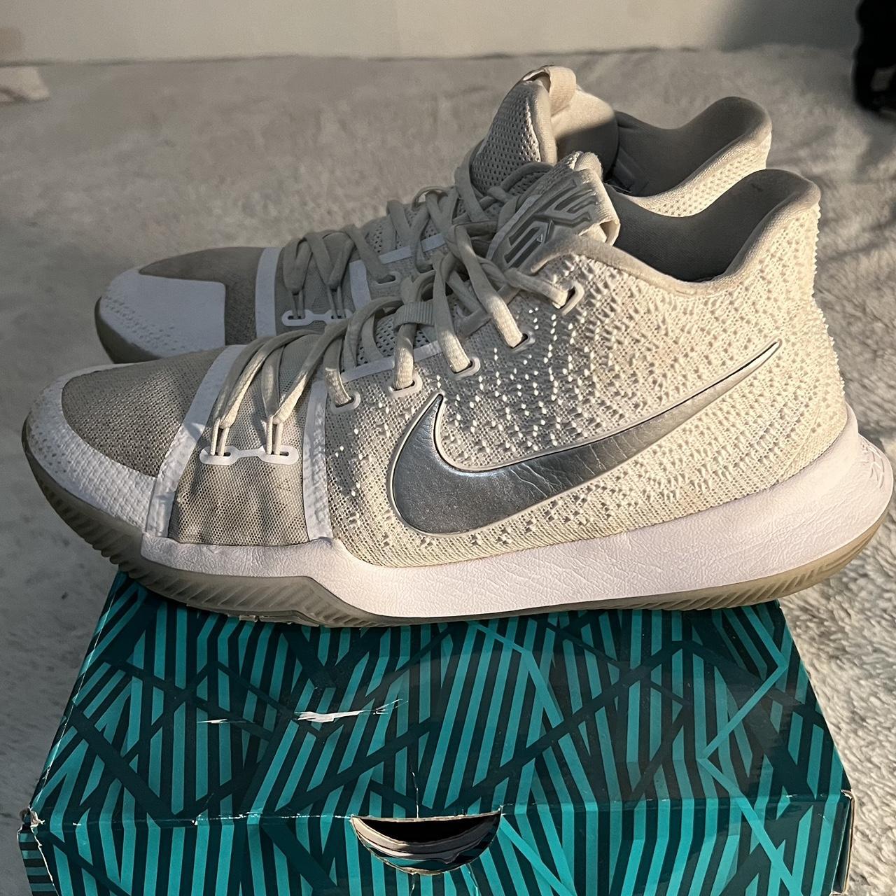 kyrie 3 white chrome