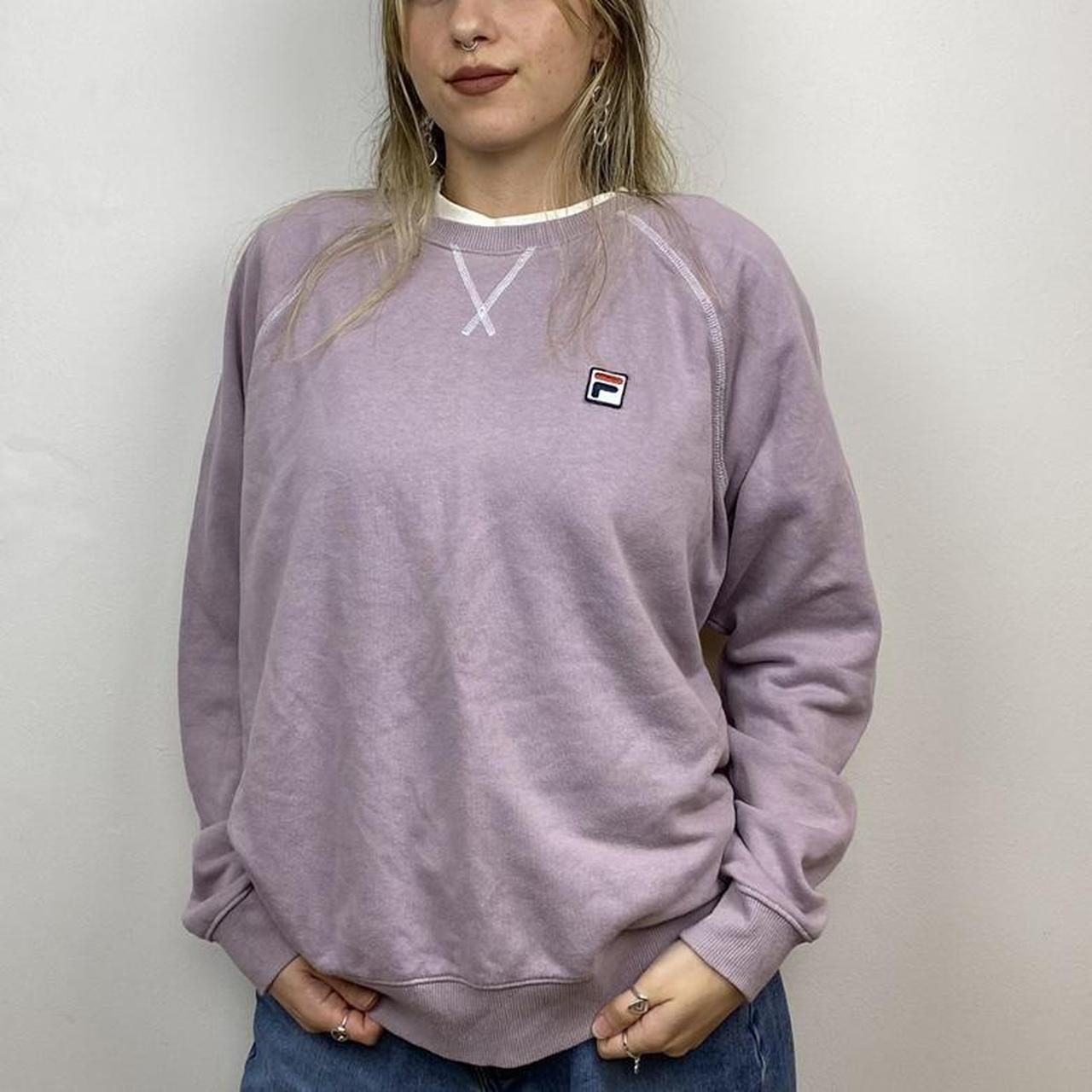 purple fila sweatshirt