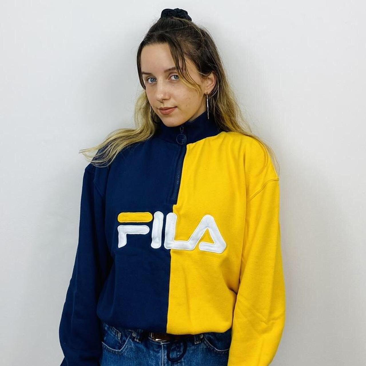 Fila women yellow best sale