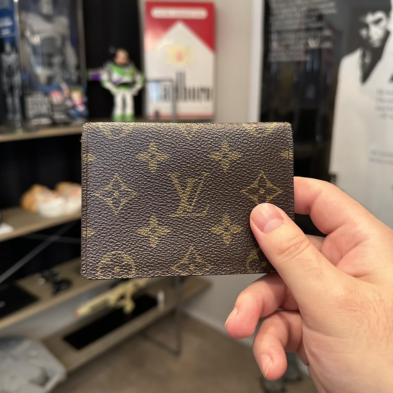 authentic louis vuitton cardholder/mini wallet the - Depop