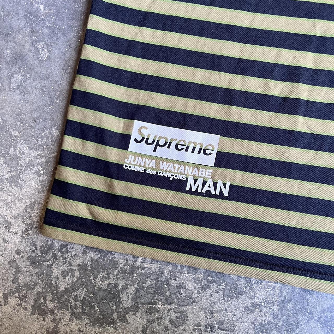 Supreme Junya Watanabe striped t-shirt Bugsex... - Depop