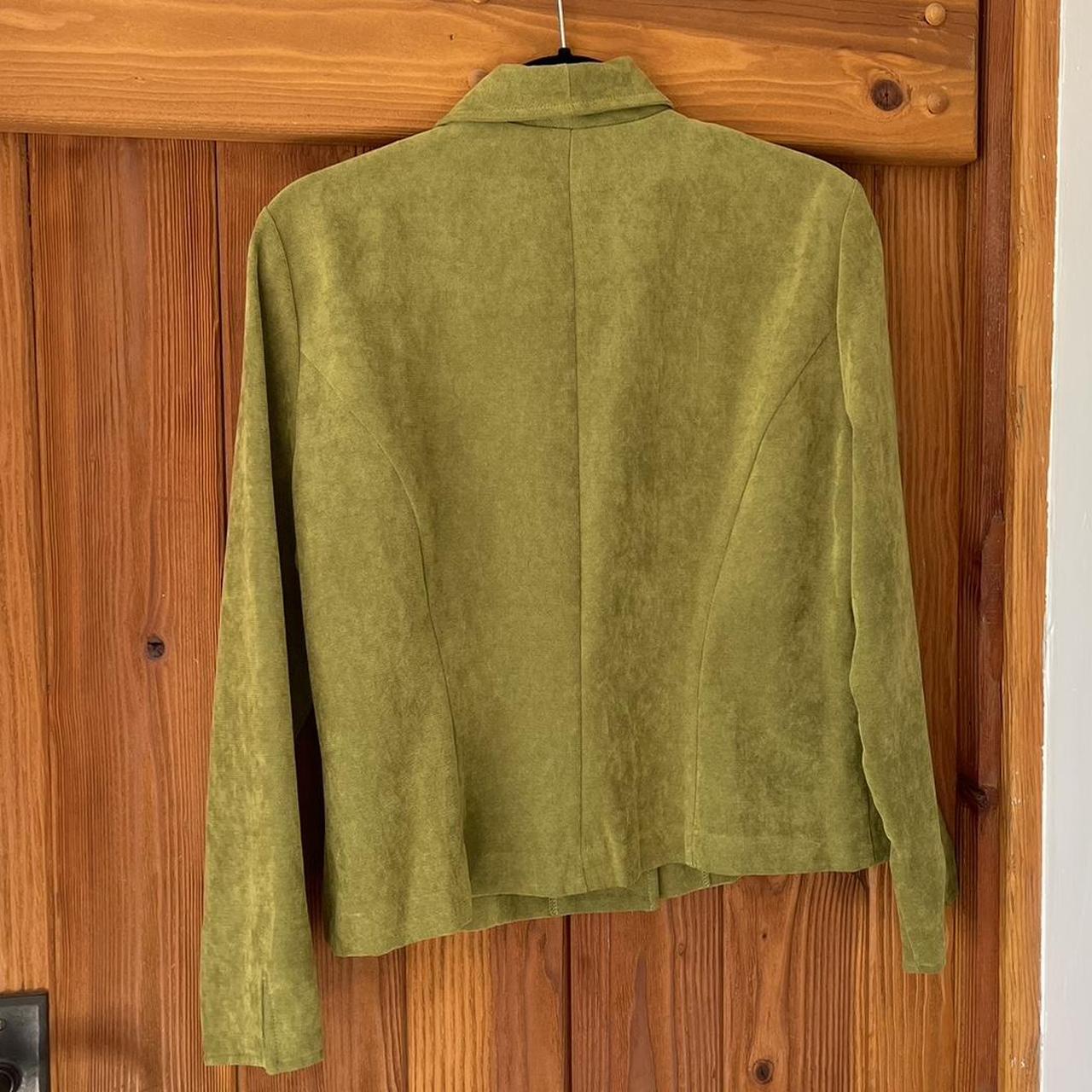 Beautiful Avocado Green Blazer/Jacket -vintage size... - Depop
