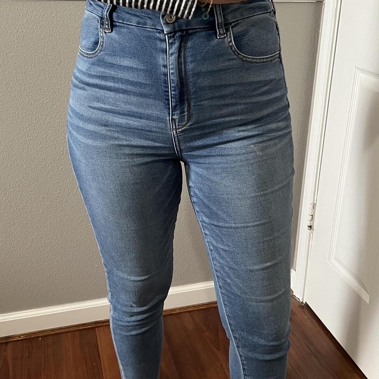 AMERICAN EAGLE CURVY SUPER HI-RISE JEGGINGS THE... - Depop