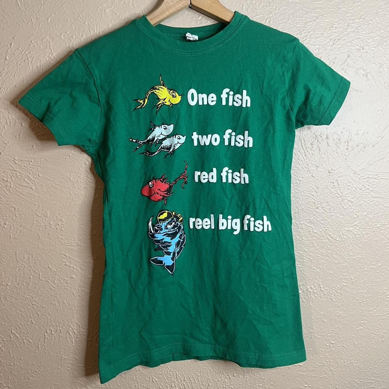 One Fish Two Fish Reel Big Fish T-Shirt Ska band - Depop