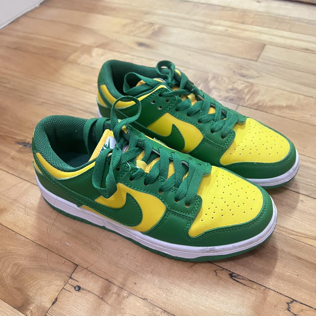 Nike Brazil dunks, women size 6 price ifykyk - Depop