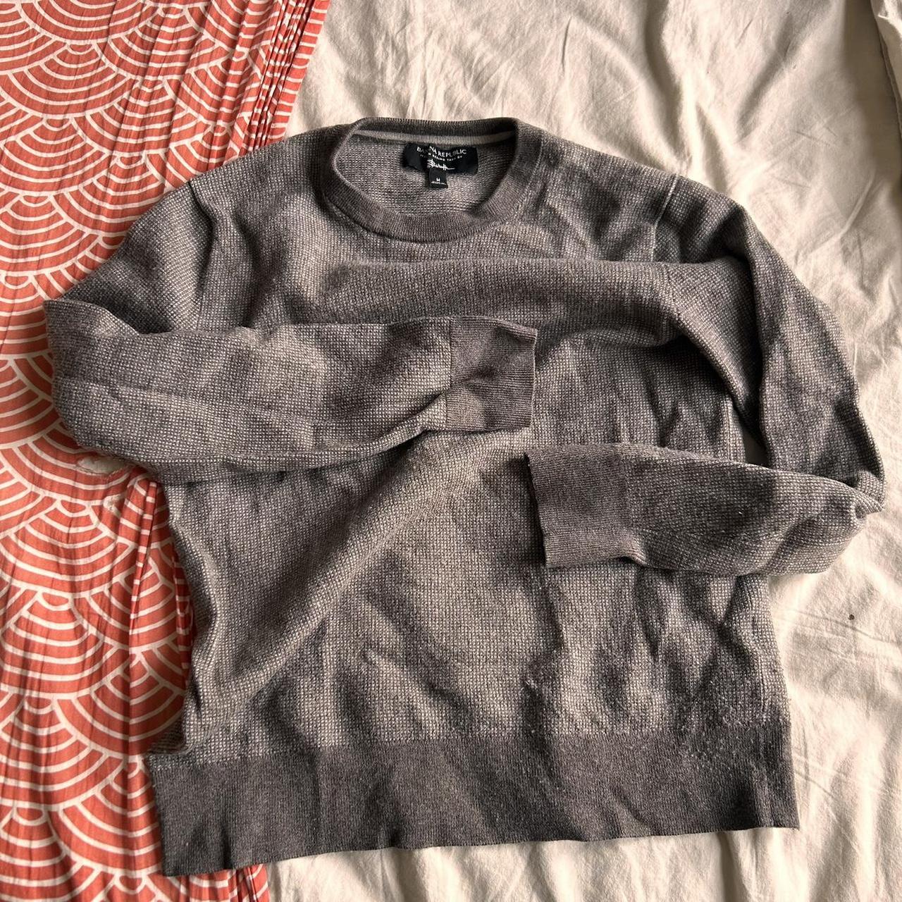 Taupe Italian merino wool sweater. Very comfy and... - Depop