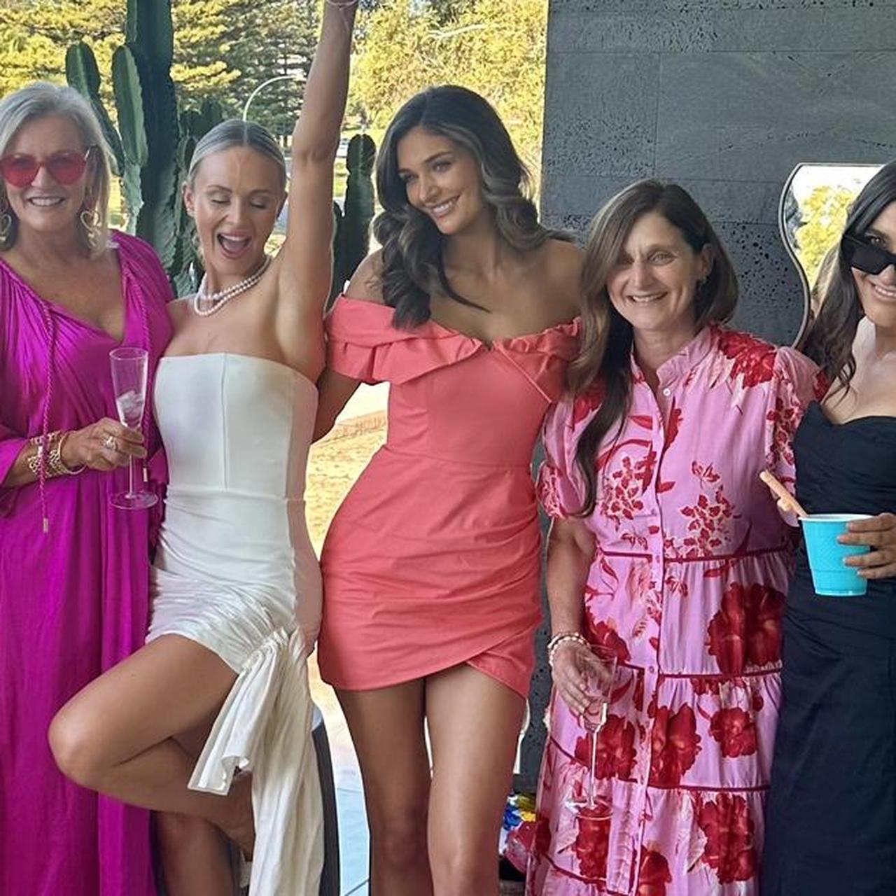 Sofia the label Hailey Off Shoulder Mini Dress