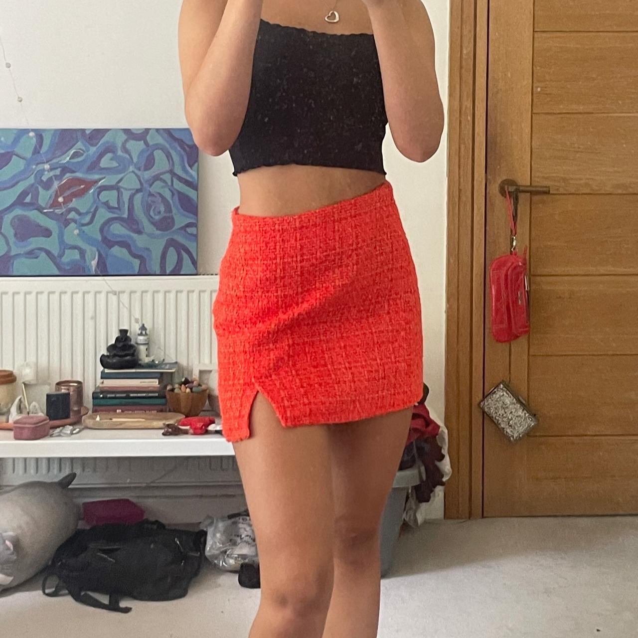 brand new Zara skirt size S but comfortably fits an... - Depop
