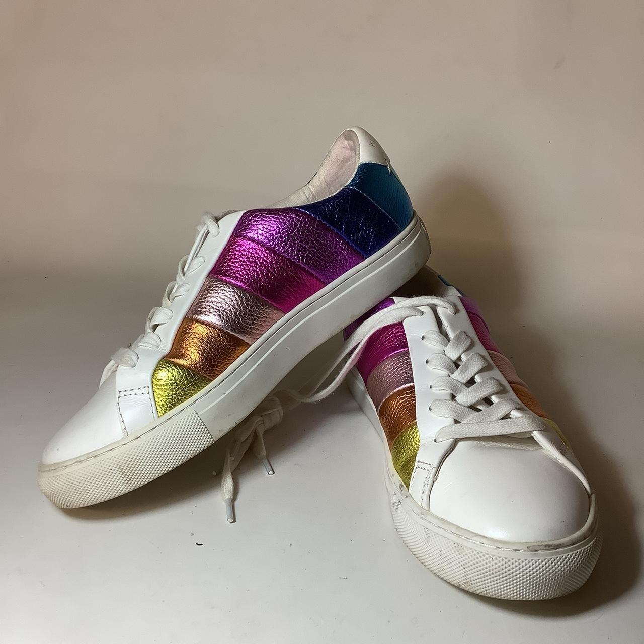 multicoloured trainers