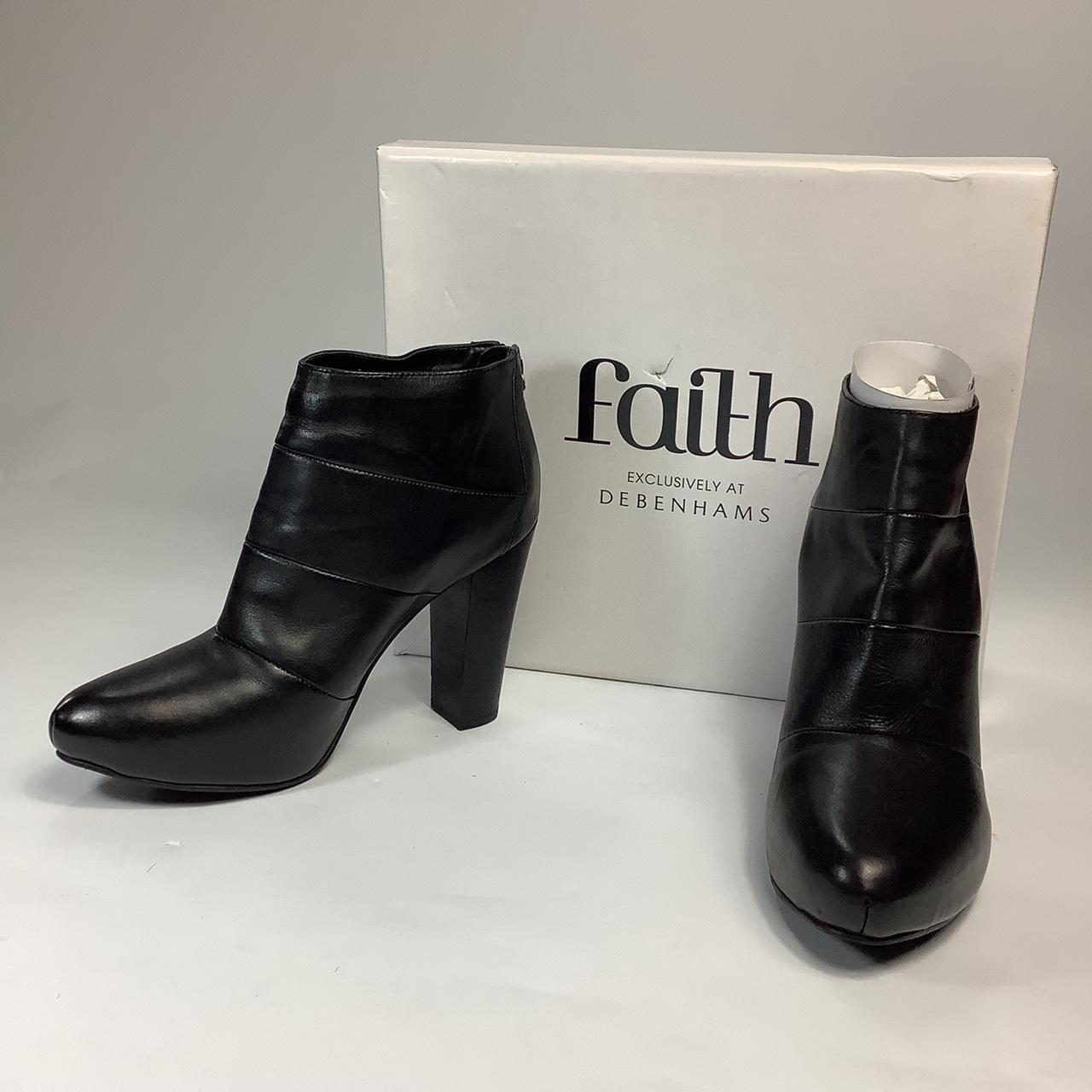 Faith black boots debenhams best sale