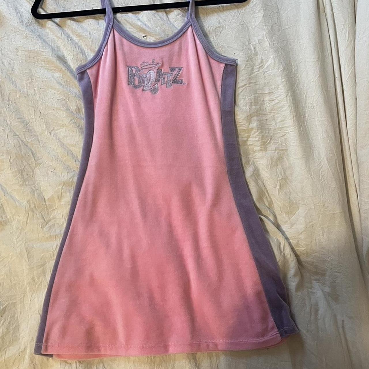 Bratz Women's Pink and Purple Dress | Depop