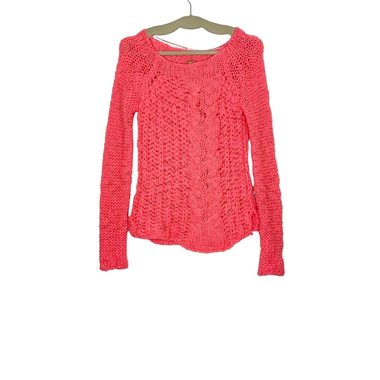 Free people clearance neon sweater