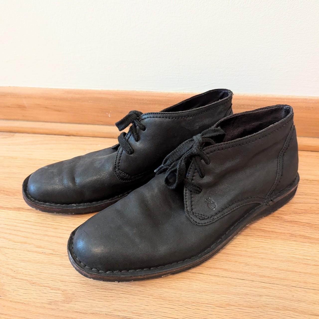 John Varvatos USA Black Leather Desert Boots. Depop