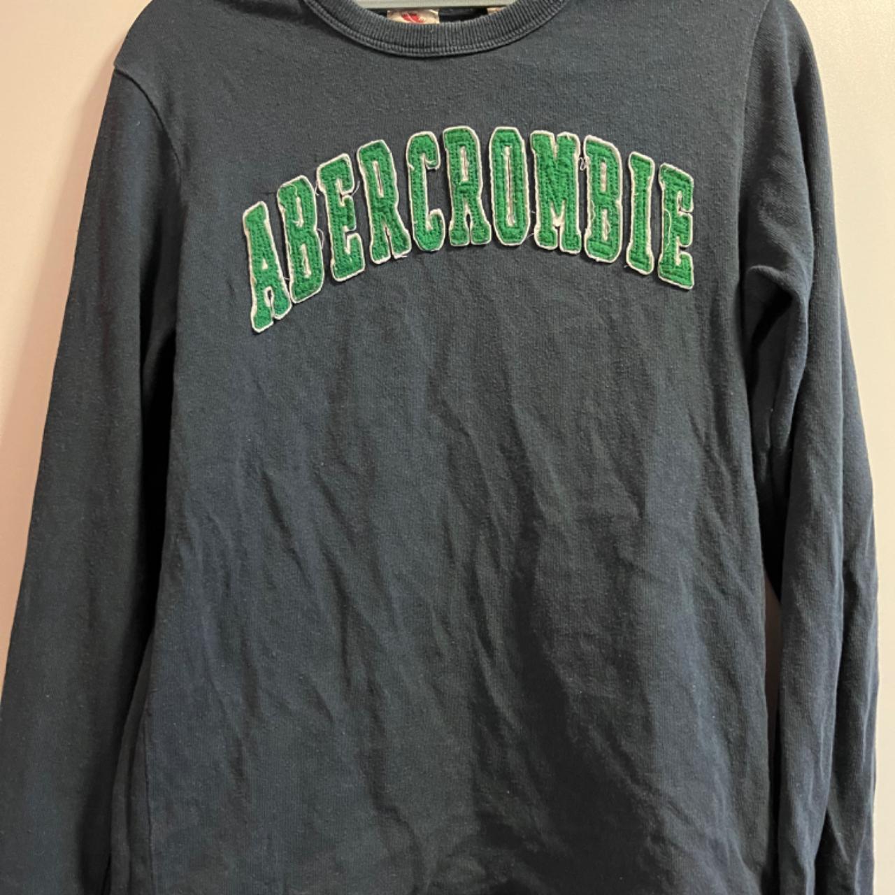 Abercrombie & Fitch Women's Navy T-shirt | Depop