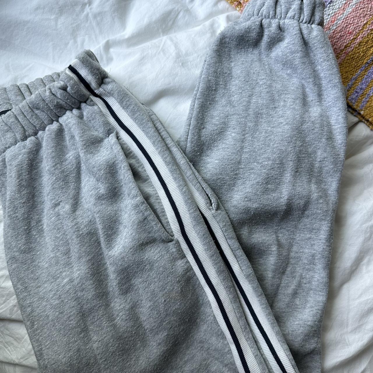 Brandy Melville John Galt Light Grey Jogger Sweatpants Depop