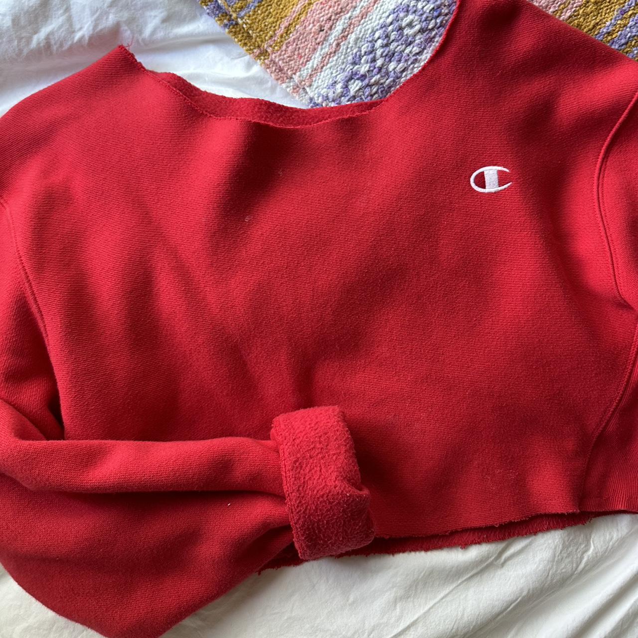 Champion off store the shoulder sweatshirt