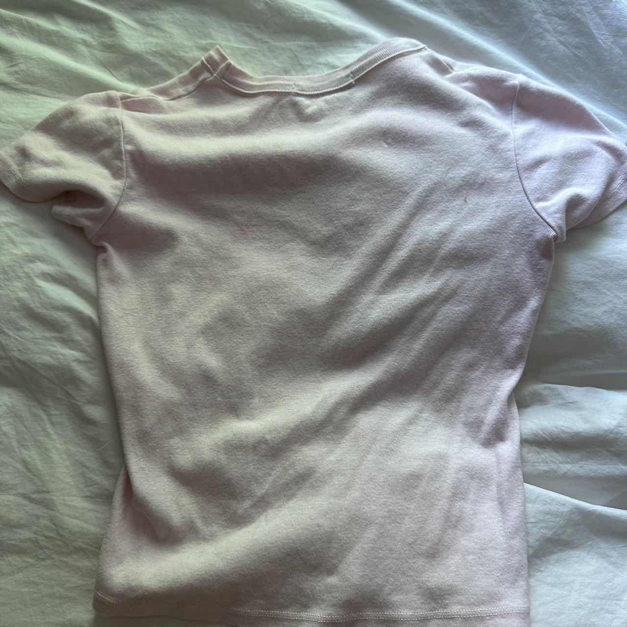 Light pink brandy Melville tee super comfy and stretchy - Depop