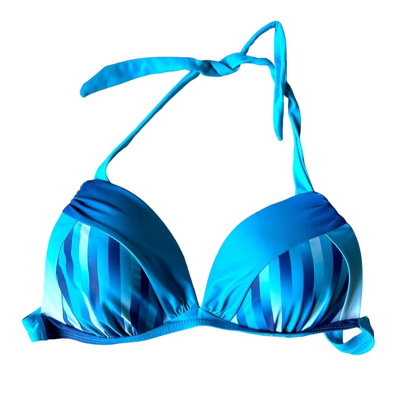 Women's Blue Bikini-and-tankini-tops | Depop