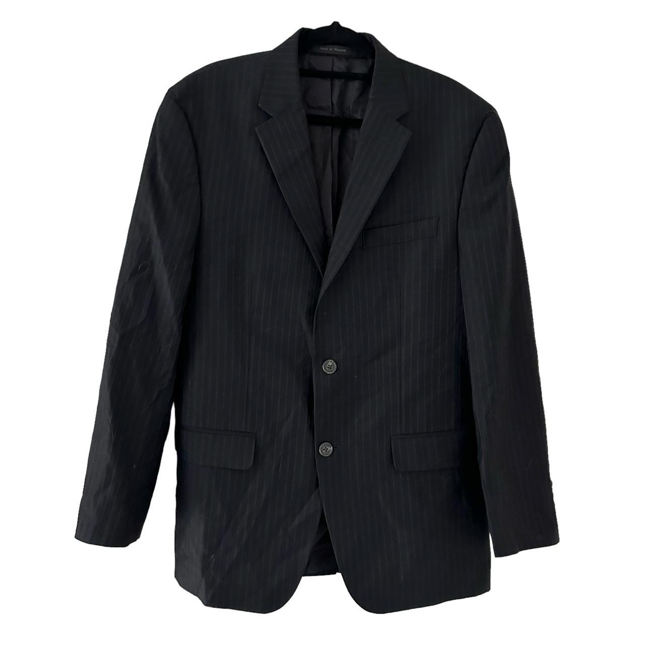 Vintage Chaps pinstripe suit jacket 40R Vintage... Depop