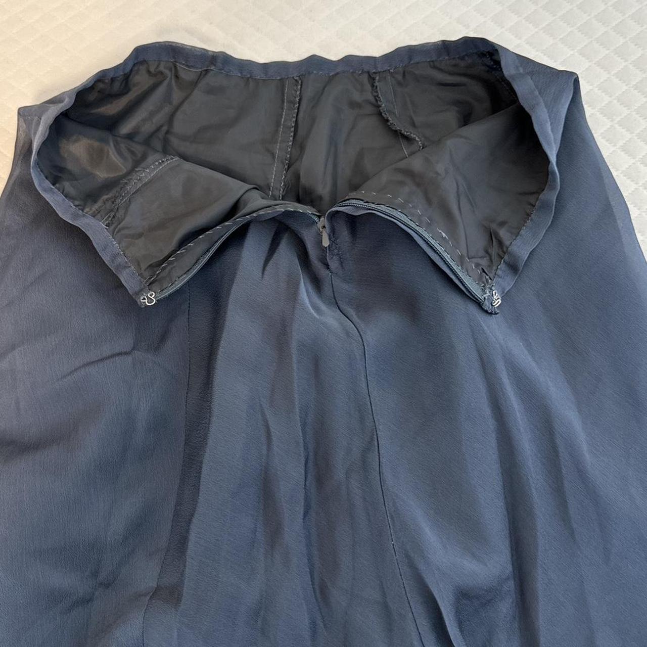 jellyfish blue beaded skirt 🪼🪼 true vintage handmade... - Depop