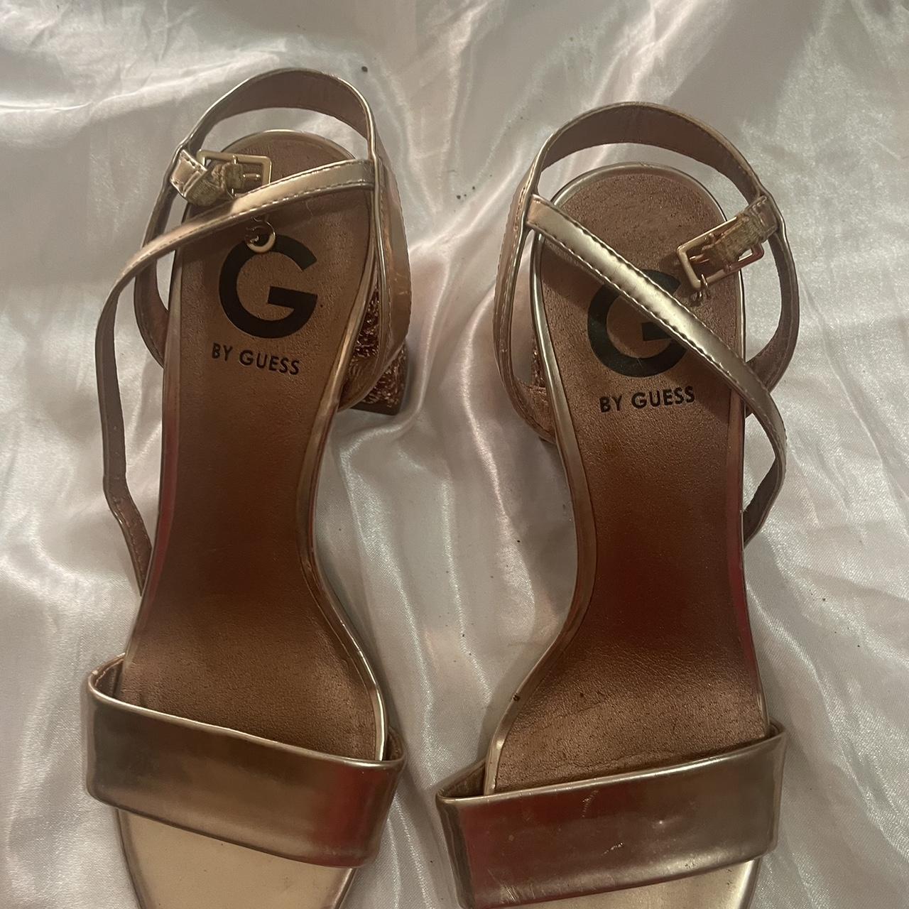 Guess rose gold heels best sale