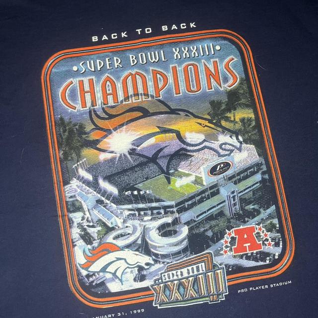 ☄️Vintage Denver Broncos Super Bowl XXIII Champions - Depop