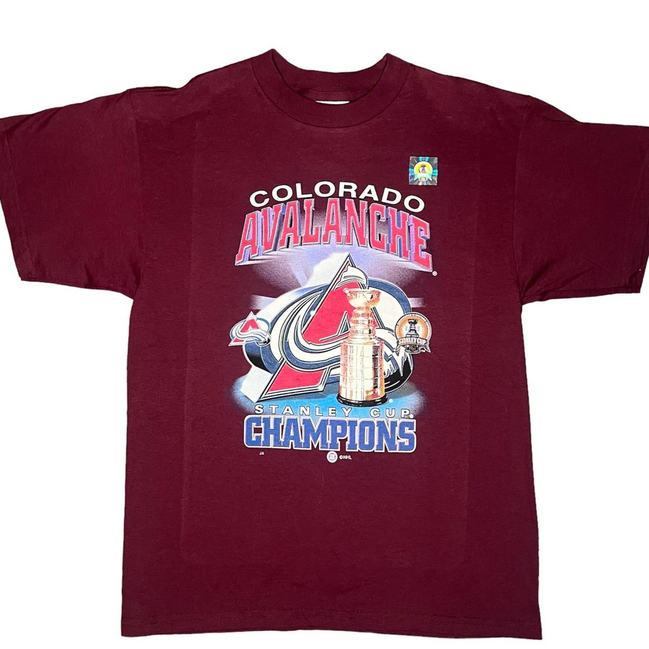 Colorado Avalanche Stanley cup champions 2001 vintage t-shirt