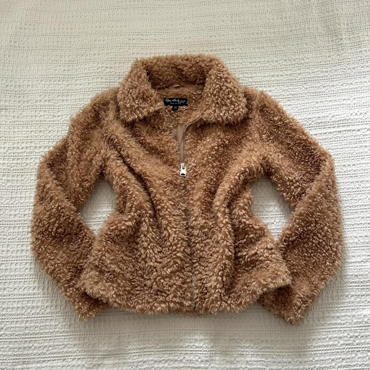 Miss Selfridge teddy bear fluffy coat Size 10 Good. Depop