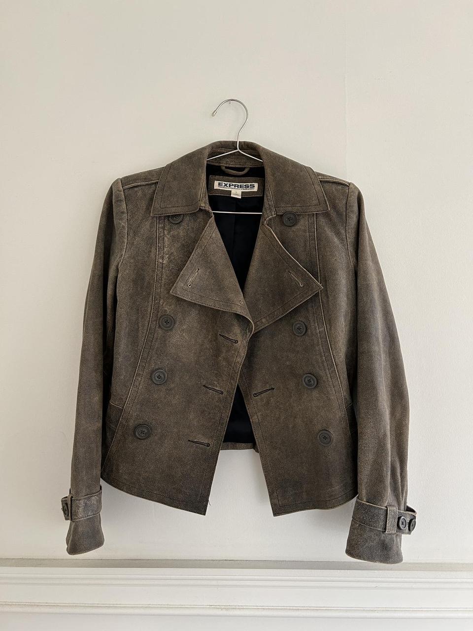 Express Women's Jacket Brown/Khaki – Vintage Express