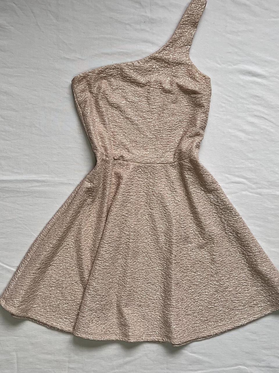 Charlotte russe outlet rose gold dress