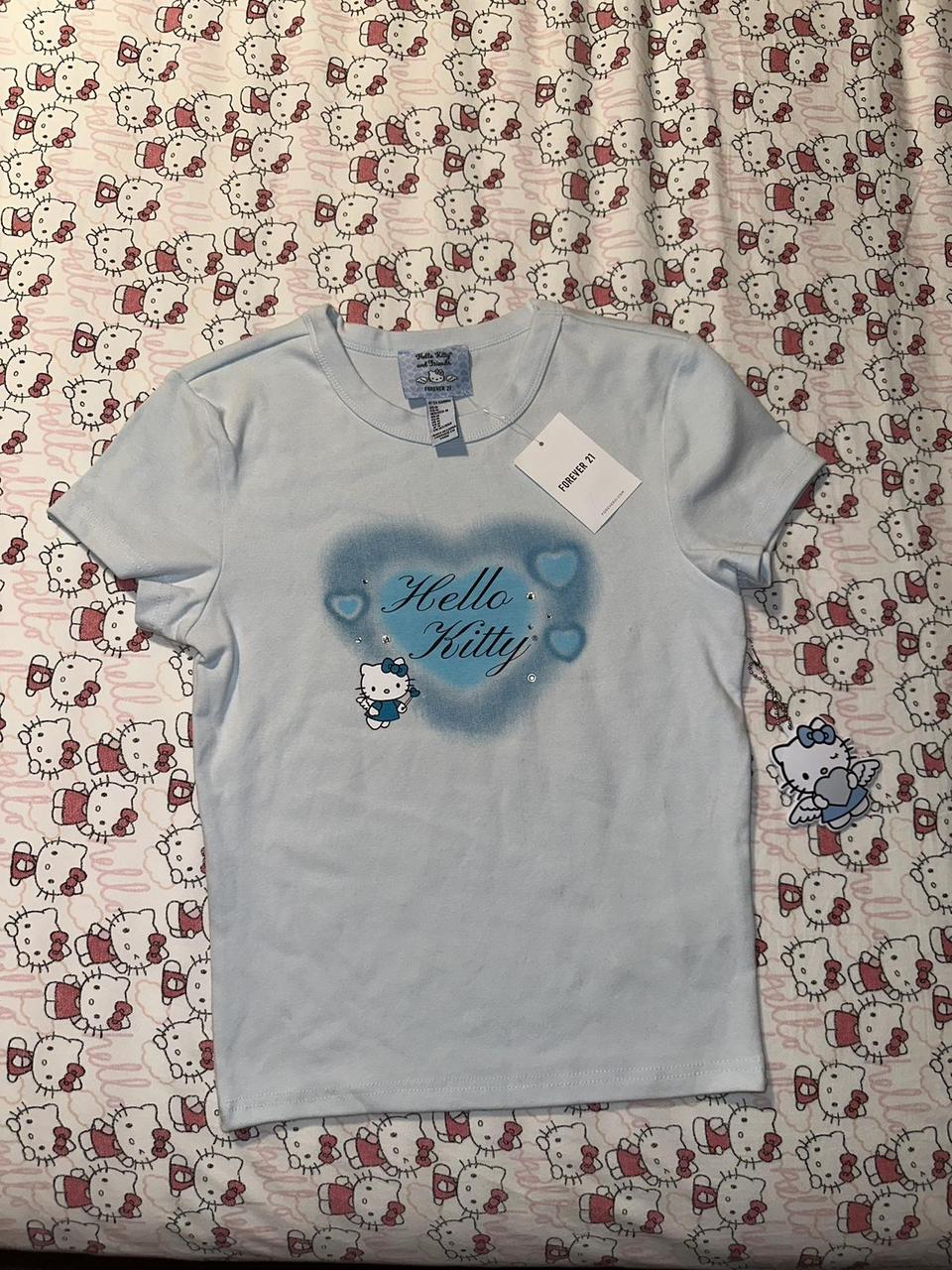 Hello kitty baby tee Forever 21 hello kitty collab... - Depop