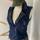 Maison michel women's vintage navy and blue y2_k grunge goth gilet