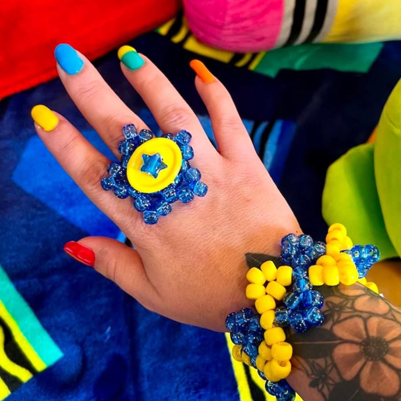 VANZACK 10 Pièces Perles Visage Clown Pour Garçon Fille DIY