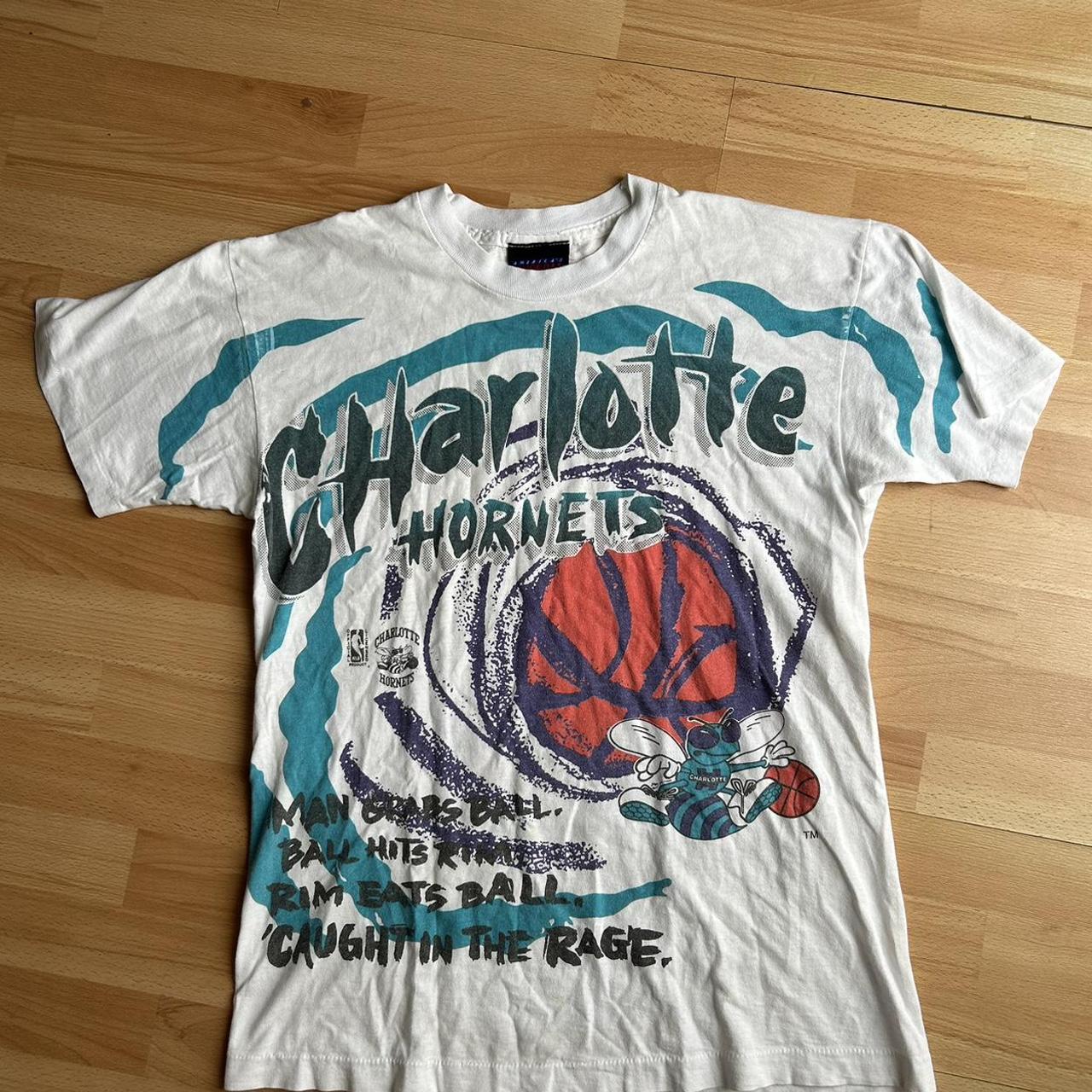 Magic Johnson T‘s Charlotte Hornets 80s 90s