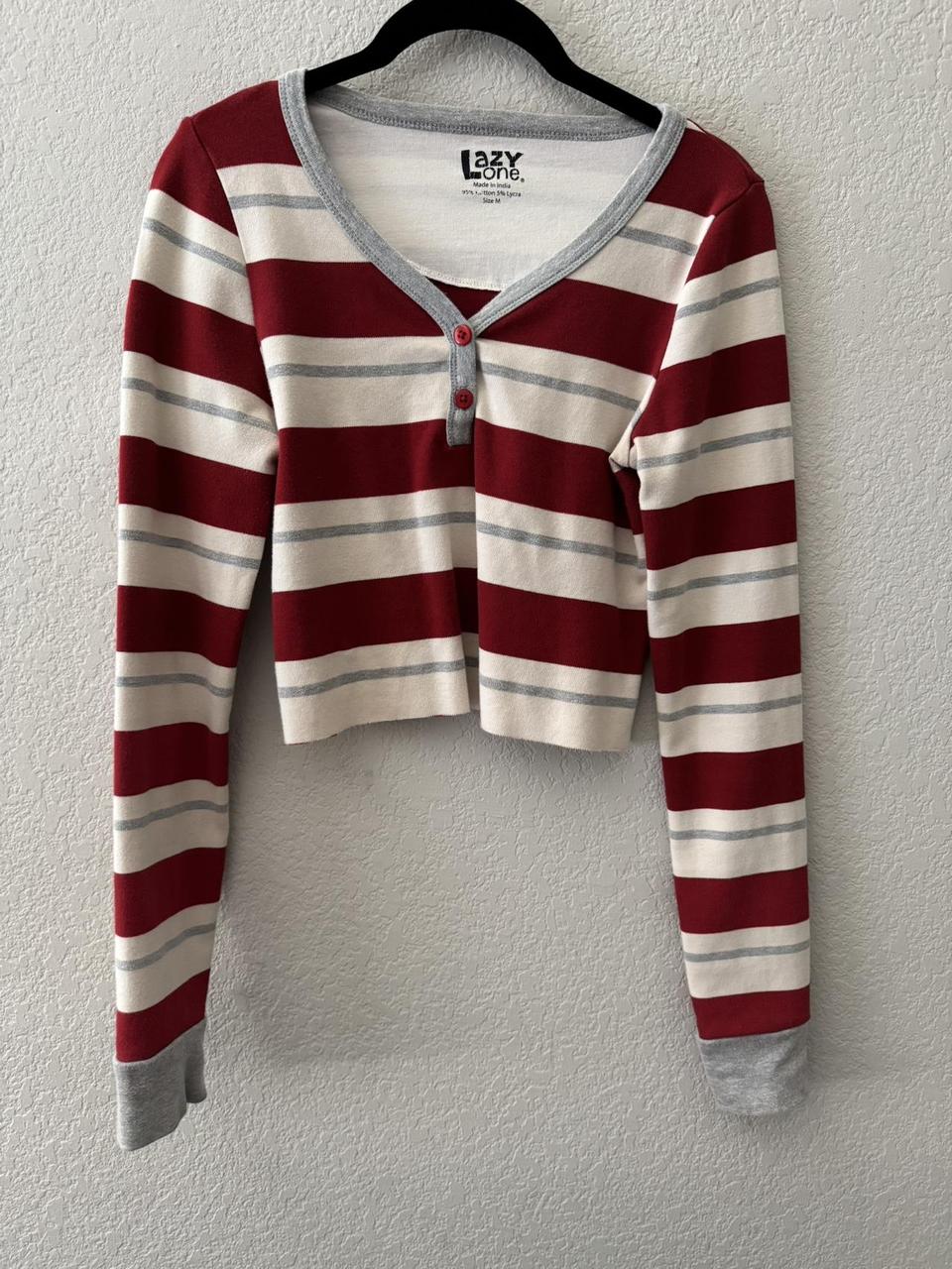 Lazy One Women's Shirt - Multi/Red - M – Red and … - image 1