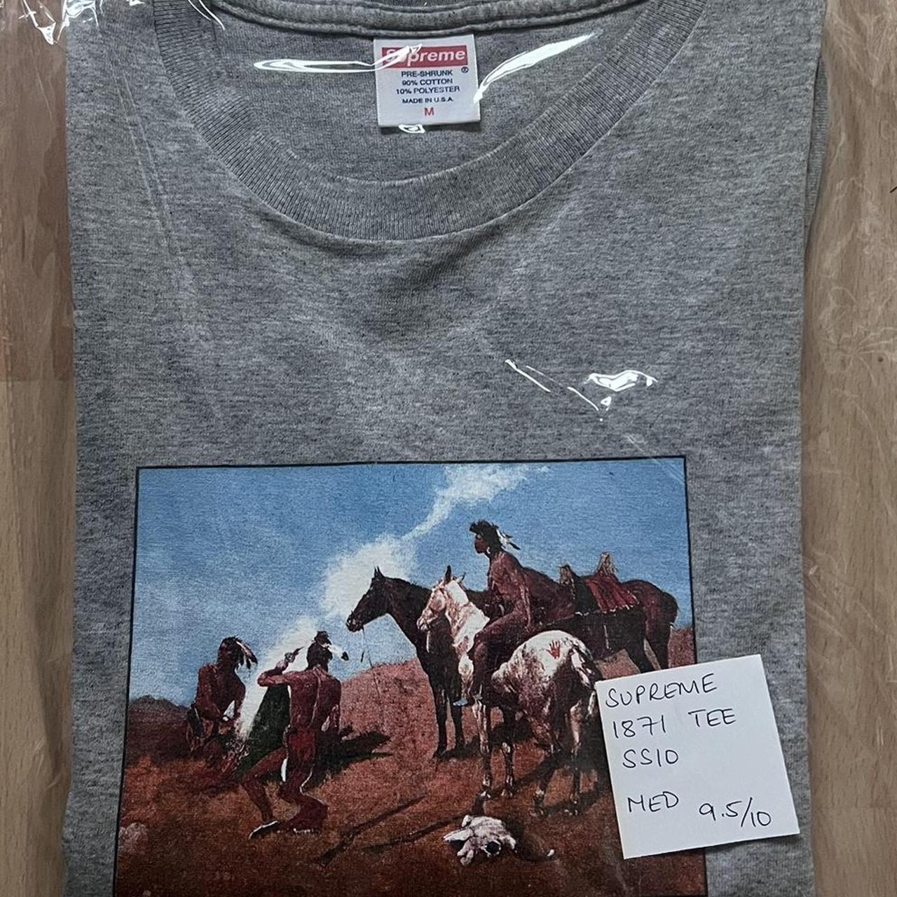 Supreme still talking shit t-shirt SS22 Sky | Depop