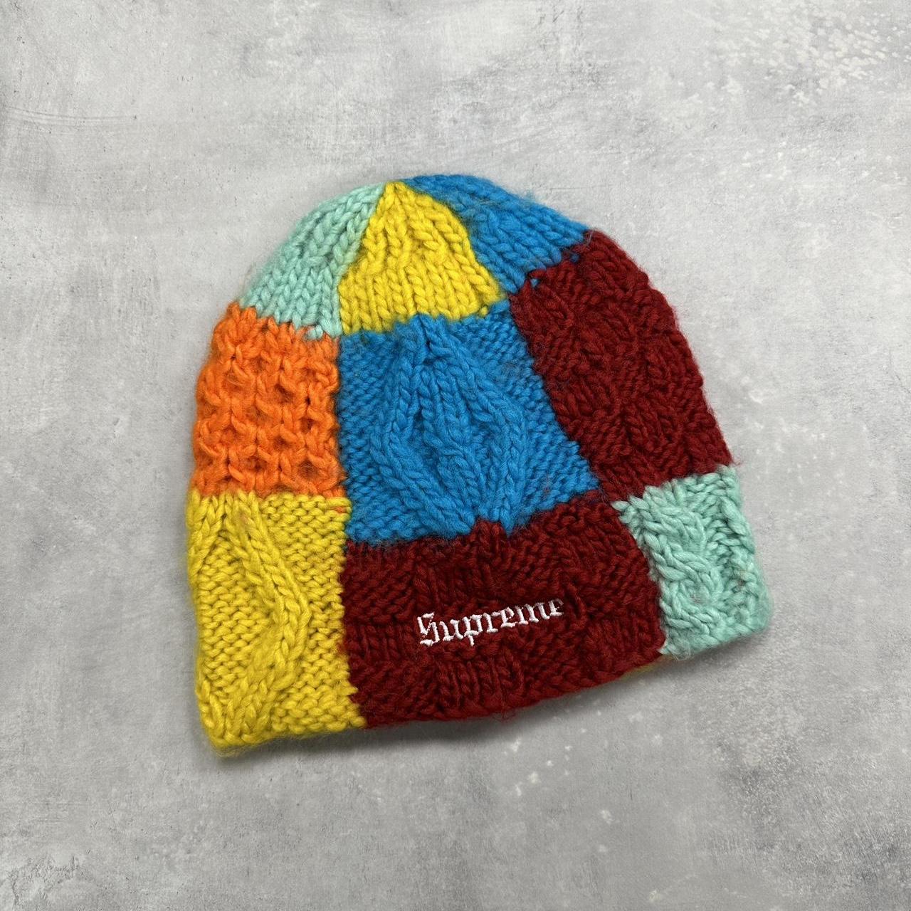 Supreme Block Knit Beanie Multi • One size • Brand | Depop