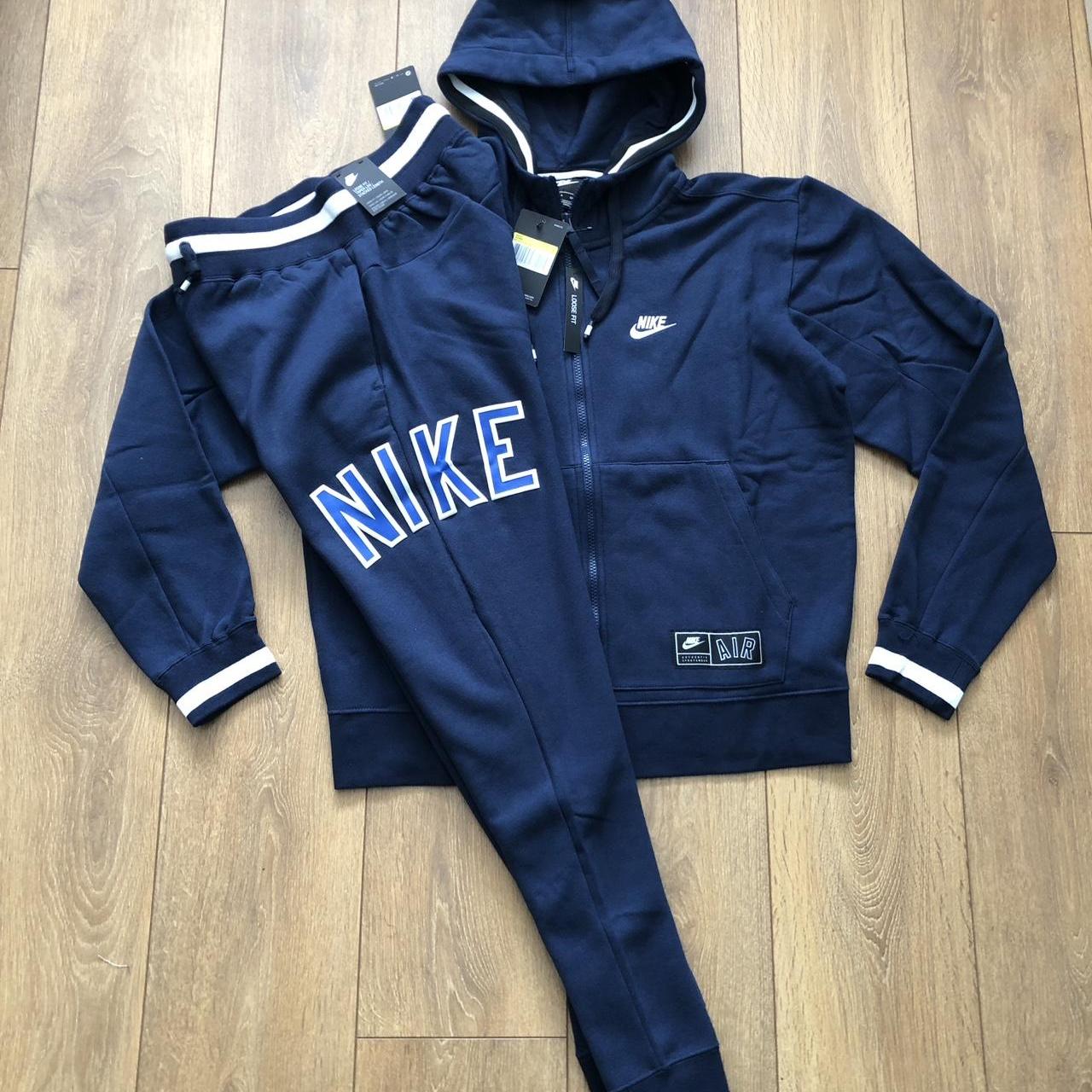 blue nike sweatsuit for men
