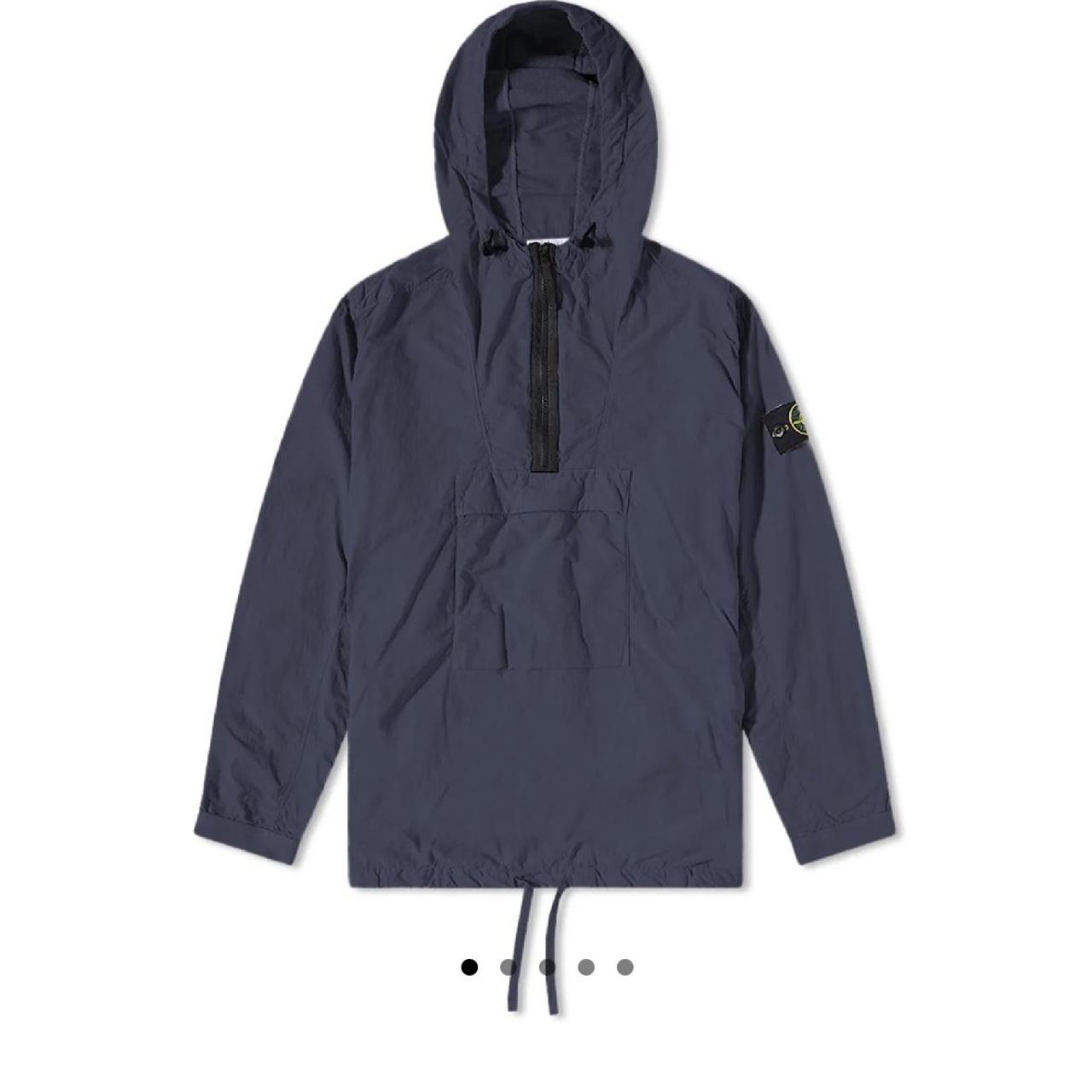 STONE ISLAND SMOCK POCKET HOODED OVERSHIRT Brand Depop