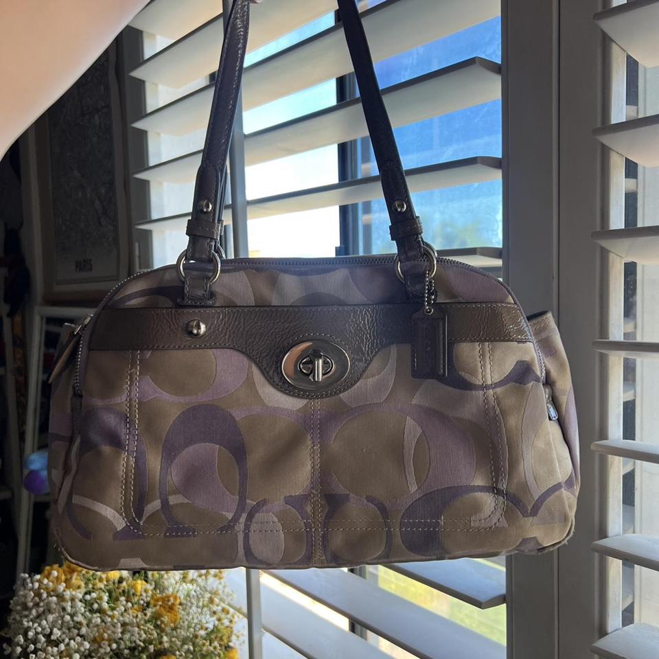 Y2K COACH シグネチャー ハンドバッグ 極美品】 COACH ソーホー トートバッグ シグネチャー y2k 00s