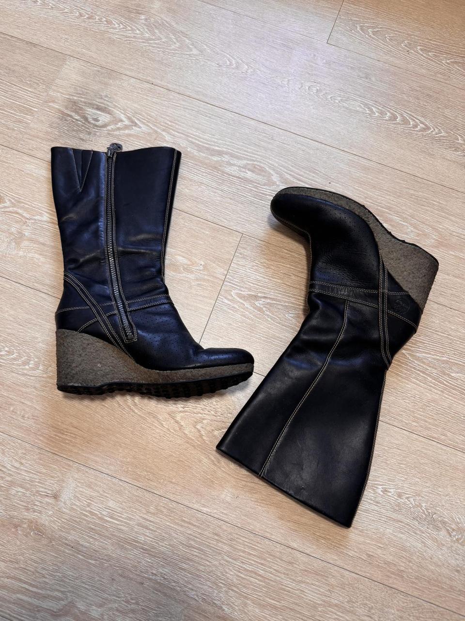 Timberland Women's Mid calf Boots Black/Brown US