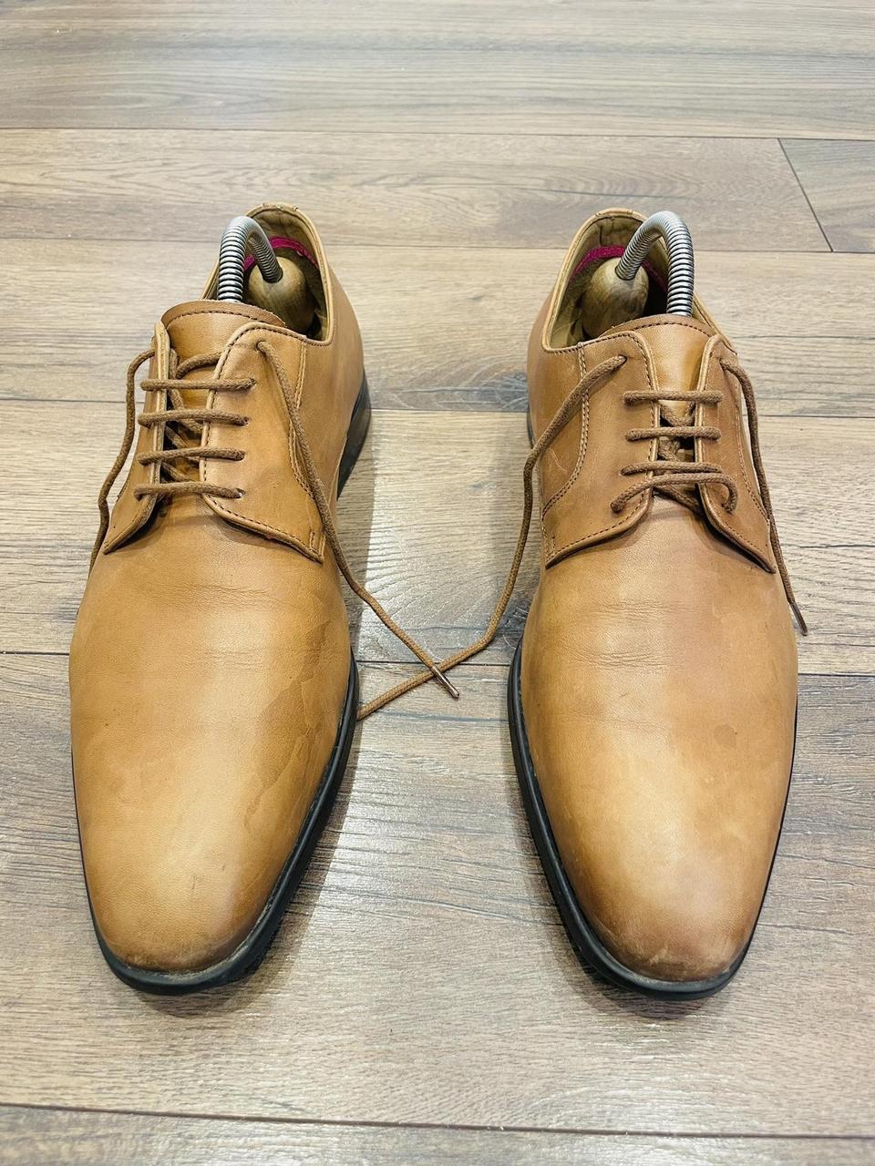 PS Paul Smith Daniel Leather Derby Shoes Size EUR 44