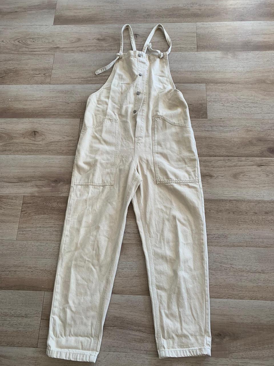 Source Unknown Women's Overalls - Cream/Tan - L –… - image 1