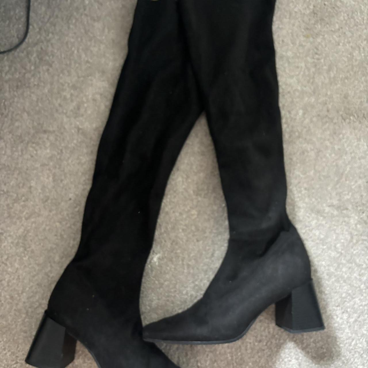 zara knee high boot