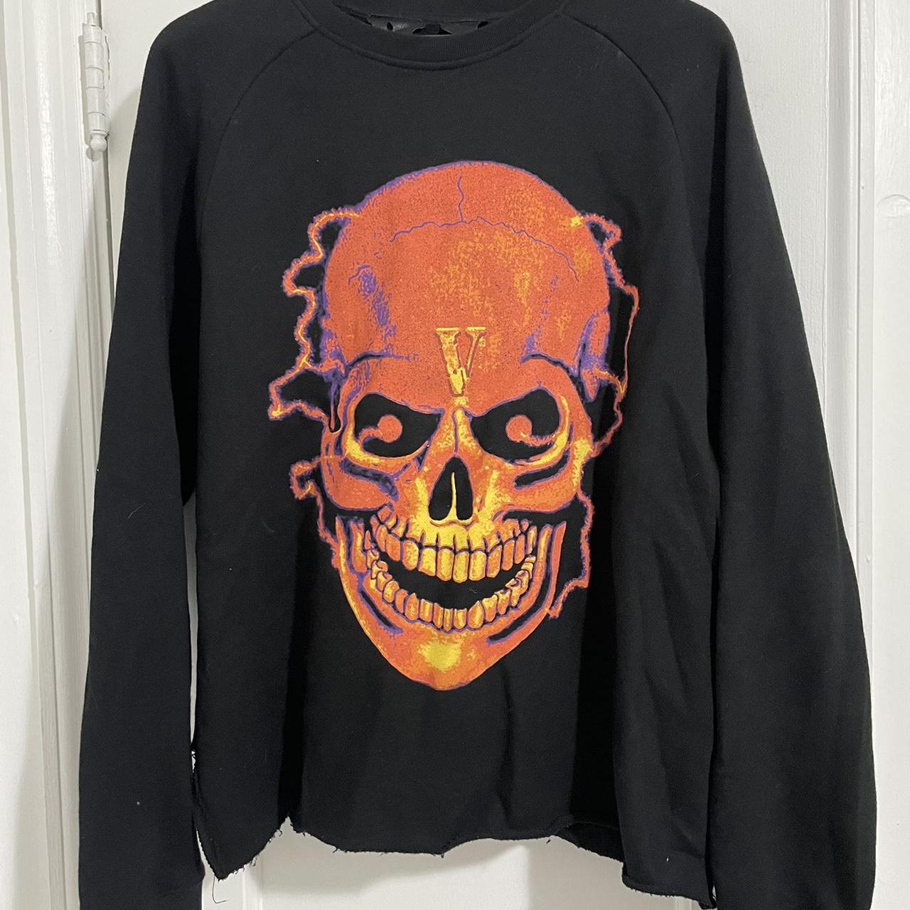 VLONE Friends Crewneck Sweatshirt Adult Medium Black... - Depop