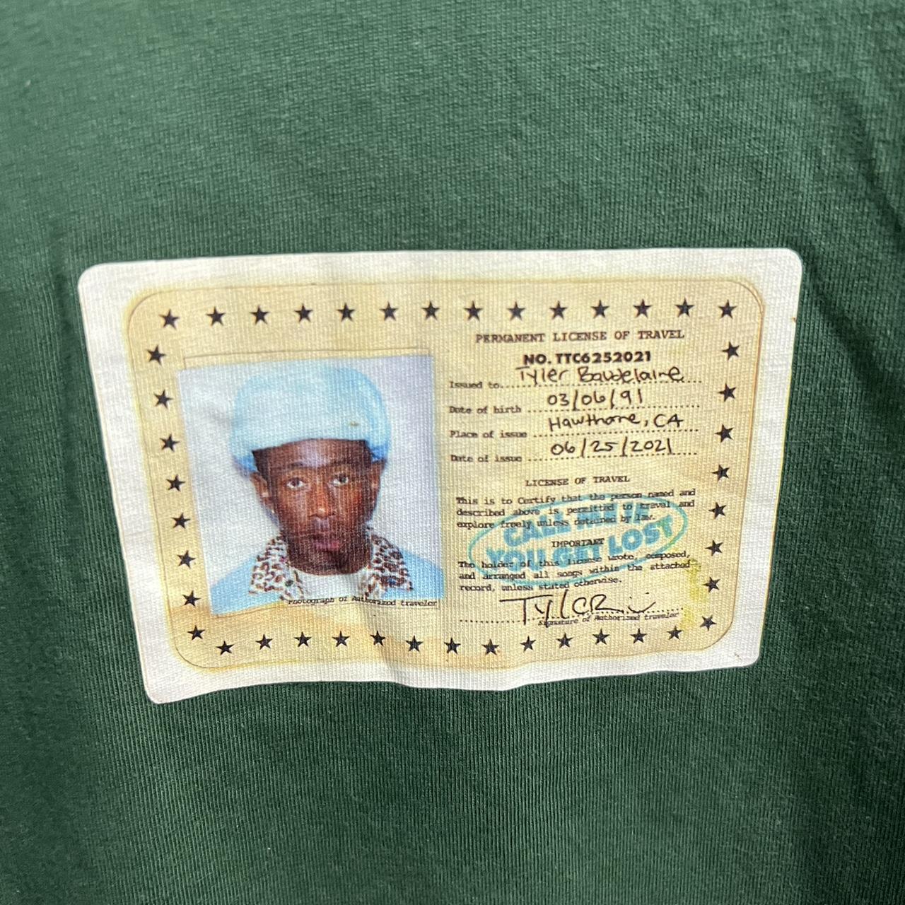 Tyler the Creator Shirt from Call Me If You Get Lost... - Depop