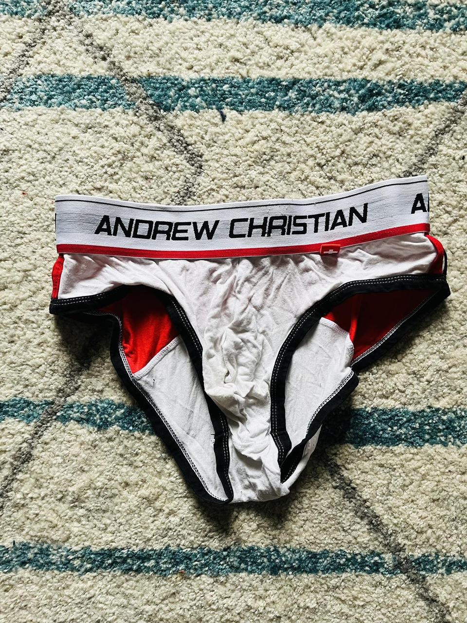 Andrew Christian briefs. Small/medium. Message with... - Depop